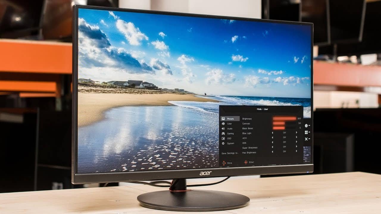 Acer Curved Monitor: Immersive Viewing Experience